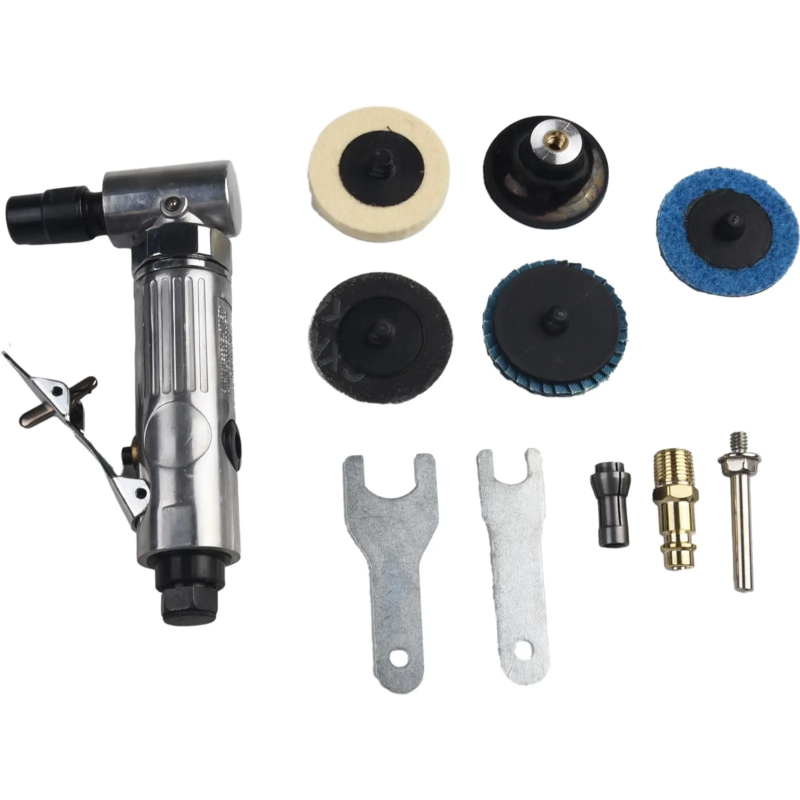 

For Grinding And Repairing Tool Set 90psi Durable Easy Operation Angle Grinder Grinding Tool Set 1/4inch 90 Degree