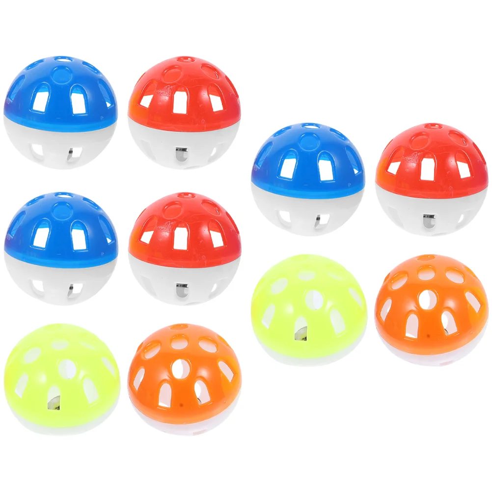 

10pcs Parrot Bell Balls Chewing Toys Bird Cage Bell Balls Parrot Chew Toys