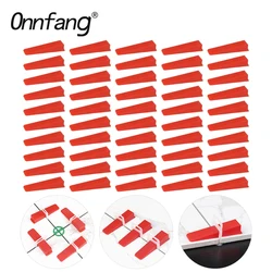 100PCS Red/ Black Plastic Wedges Ceramic Tile Leveling System Tiling Floor Wall  Carrelage Construction Tools Building