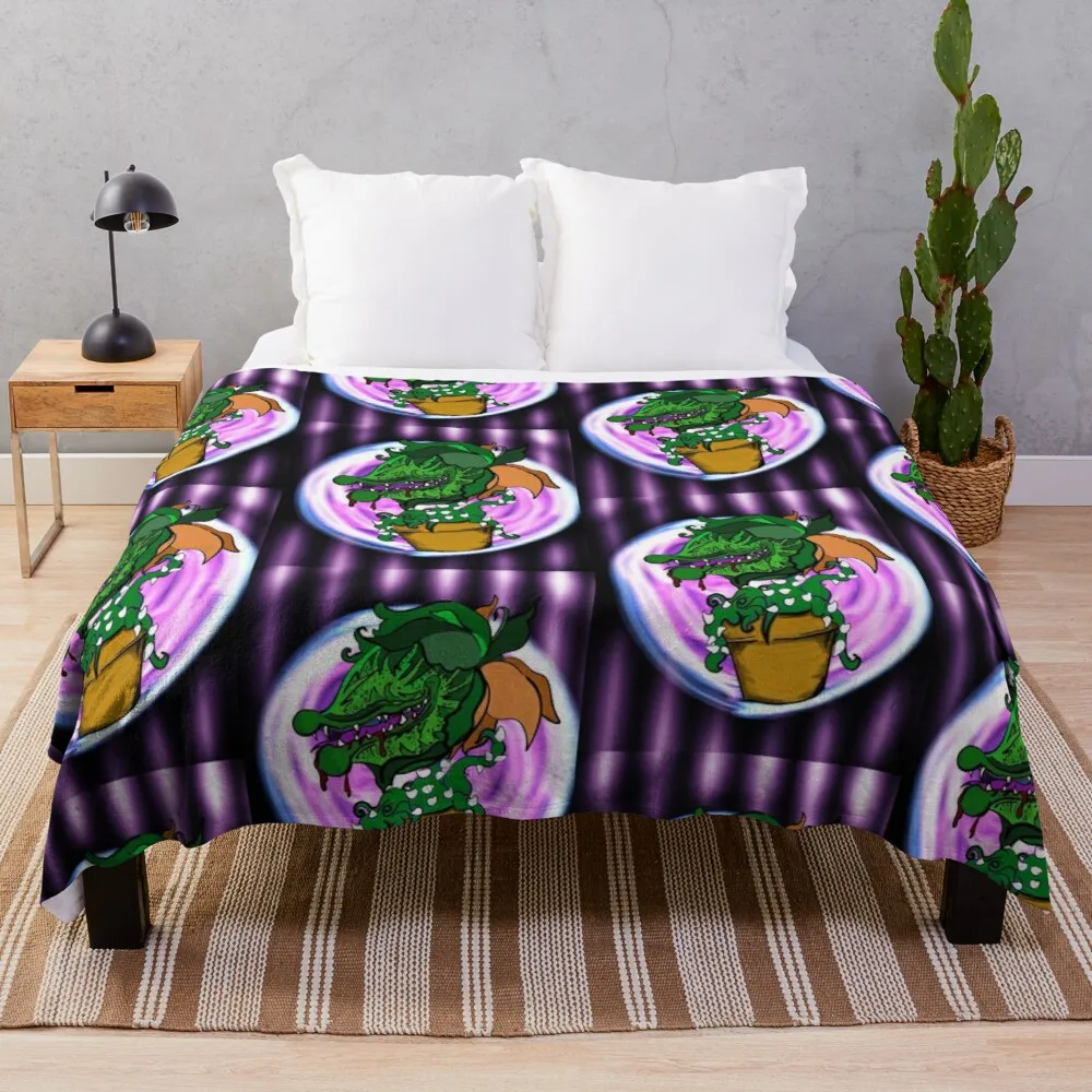 

Audrey2 of the little shop of horrors Throw Blanket Retractable And Reclining Sofa Blanket