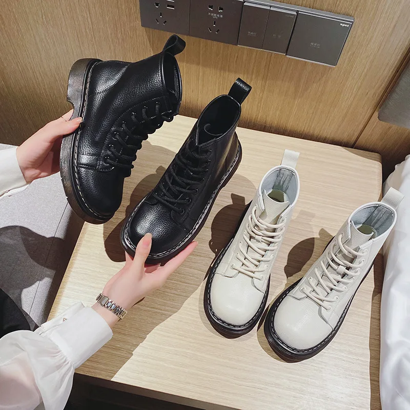 

Couple Motorcycle Boots Fashion Street Leather High Quality Wear-Resistant Motorcycle Men Boots Casual Western Retro Men Shoes
