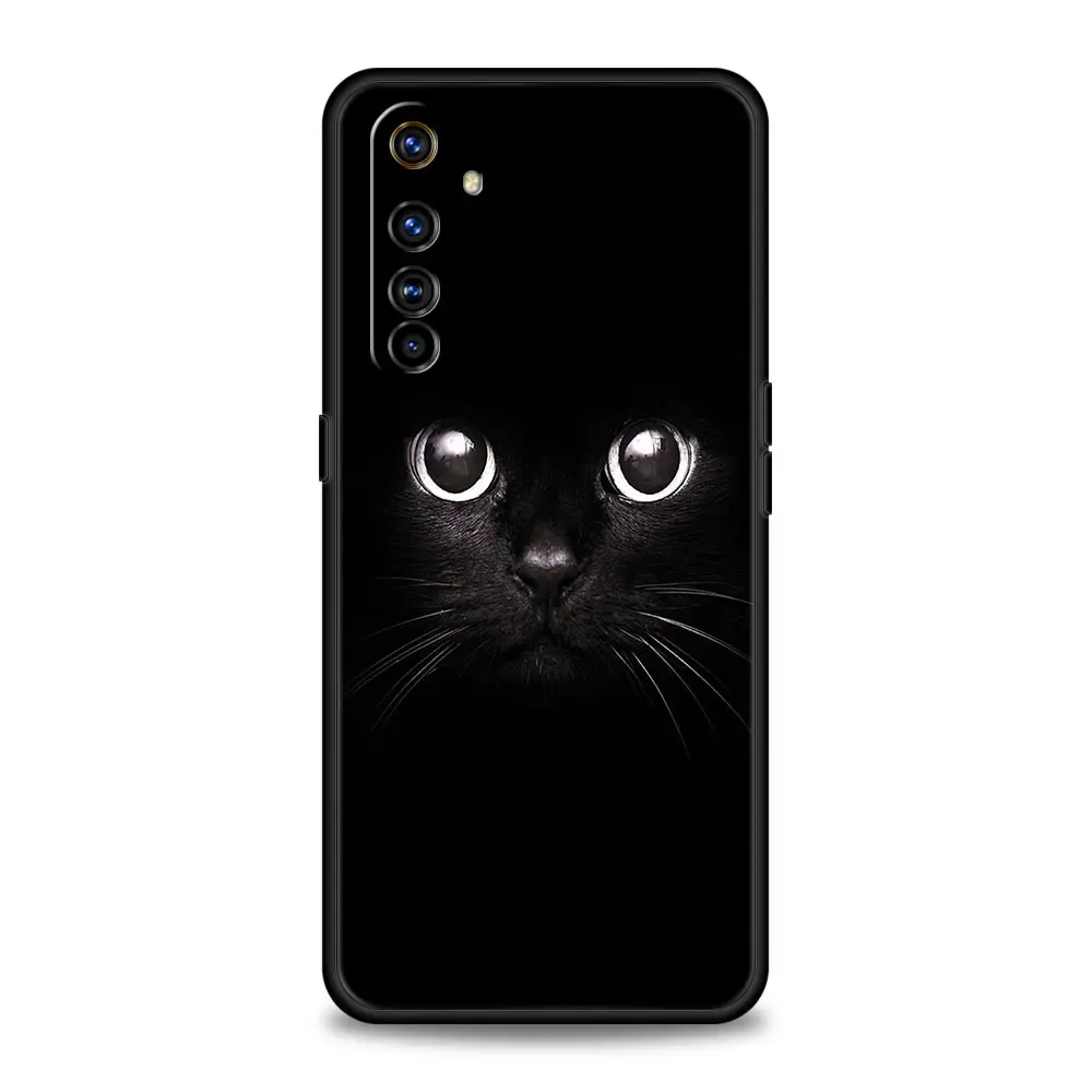 Black Cat Staring Eye Phone Case Cover - Sleek and Stylish Protection