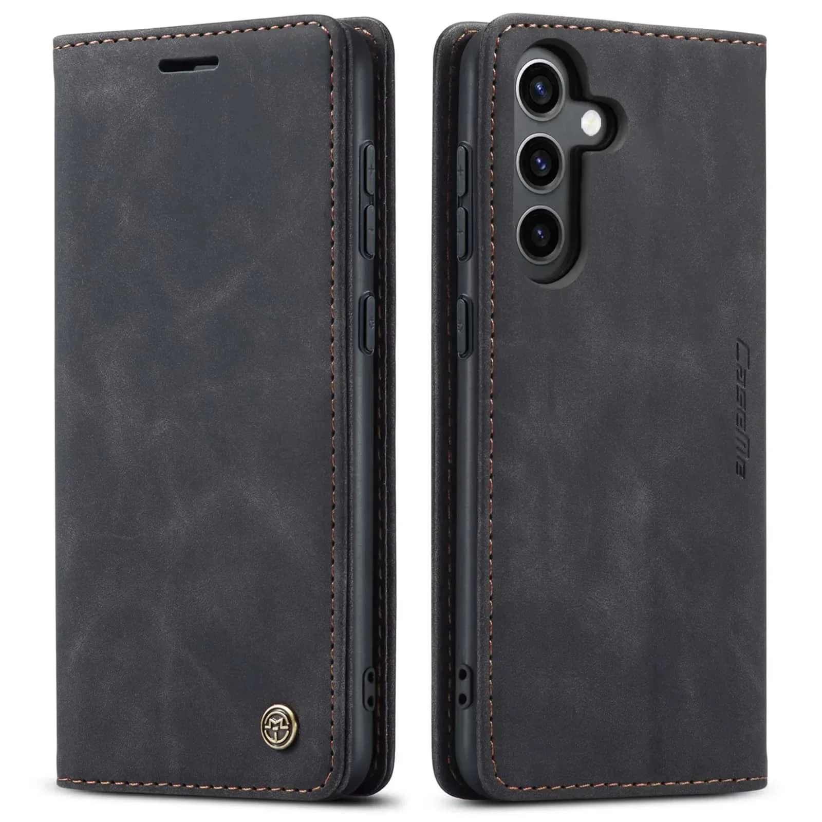 Premium Flip Leather Wallet Cover with Enhanced Protection