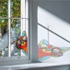 Cute Cat Glass Window Self-adhesive Stickers, Waterproof Moisture-proof Glass Film Bedroom Living Room Car Window Decoration 3