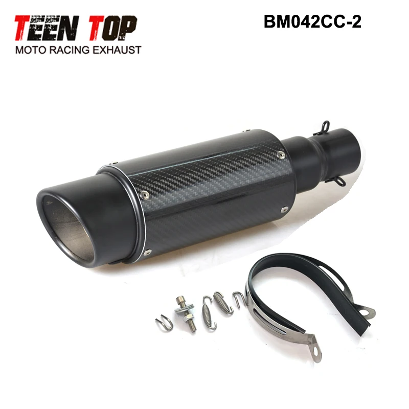 Carbon Fiber Escape Moto Universal Motorcycle Exhaust, 47 OFF