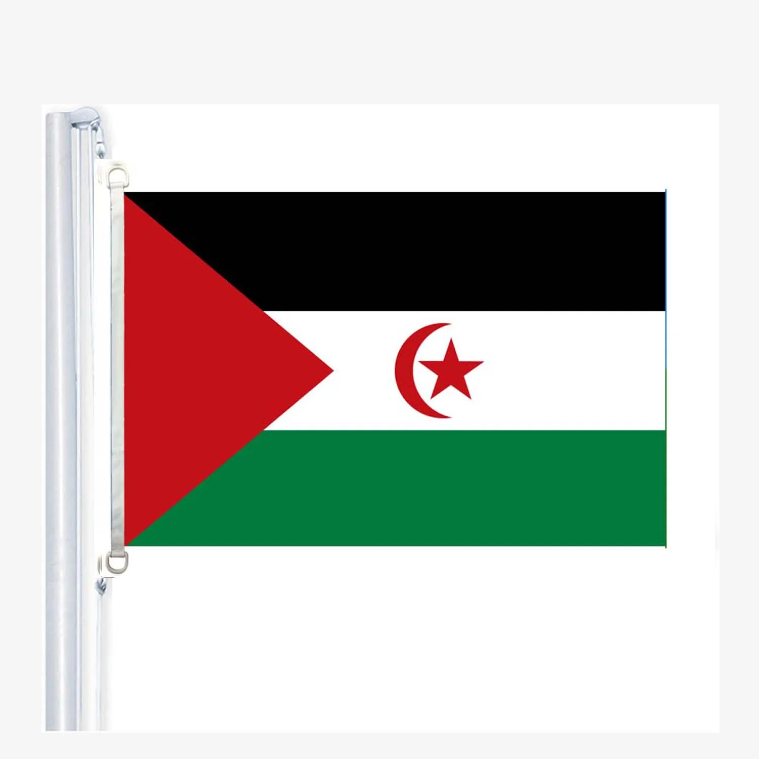 

the Sahrawi Arab Democratic Republic flag,90*150CM ,100% polyester, banner,Digital Printing