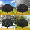 1pc Fire Pit Cover with Drawstring  - Waterproof, Heavy Duty, Heat and Stain Resistant BBQ Grill Cover for Outdoor Protection 3