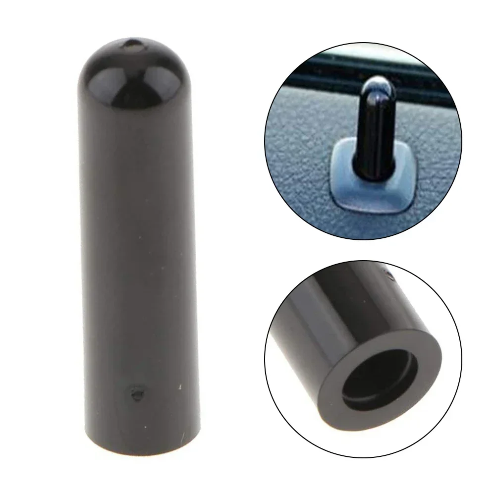 1x Black ABS Door Lock Knob For BMW 1' 3' Z3 Z4 E36 E70 E82 E85