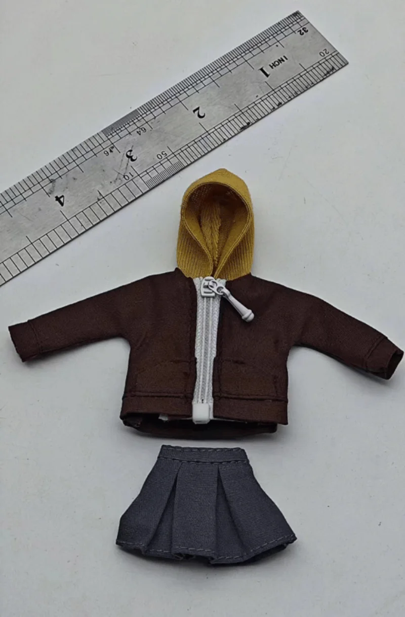 

Custom 1:12th Female Clothes Hoodies Vest&Coat&Skirt for 6" figma gsc figure