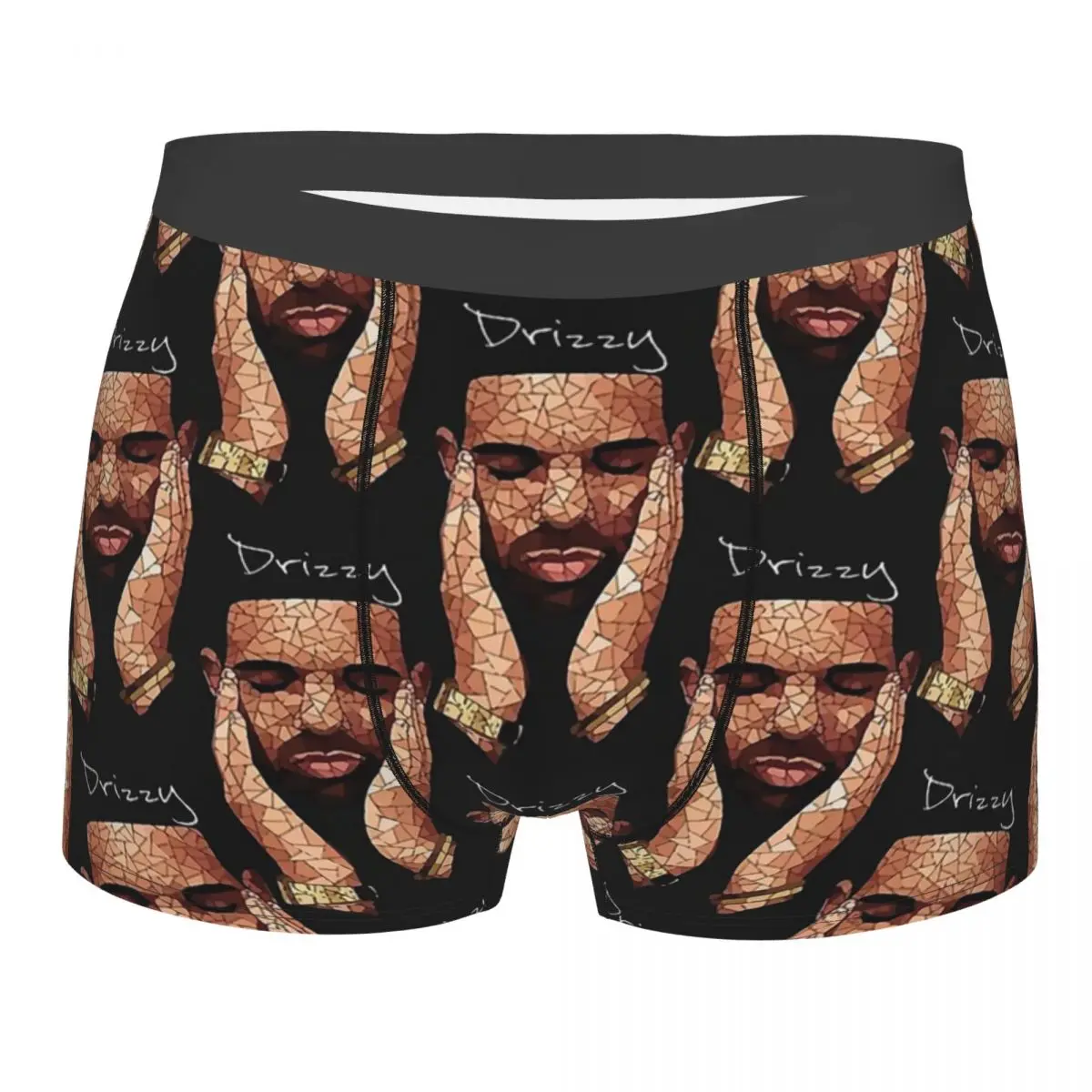 

Drke Drizzy Rapper Men Boxer Briefs Highly Breathable Underwear Top Quality Print Shorts Birthday Gifts