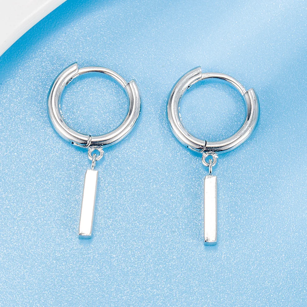 Silver Open Circle Dangle Earrings | The Wild Diamond