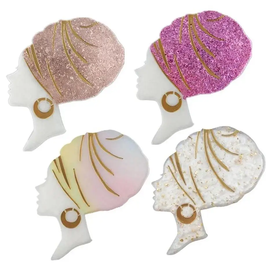 1 Pcs Coaster Silicone Mold DIY Creative Crystal Epoxy Resin Mold Coaster Box Mirror Silicone Mold Resin