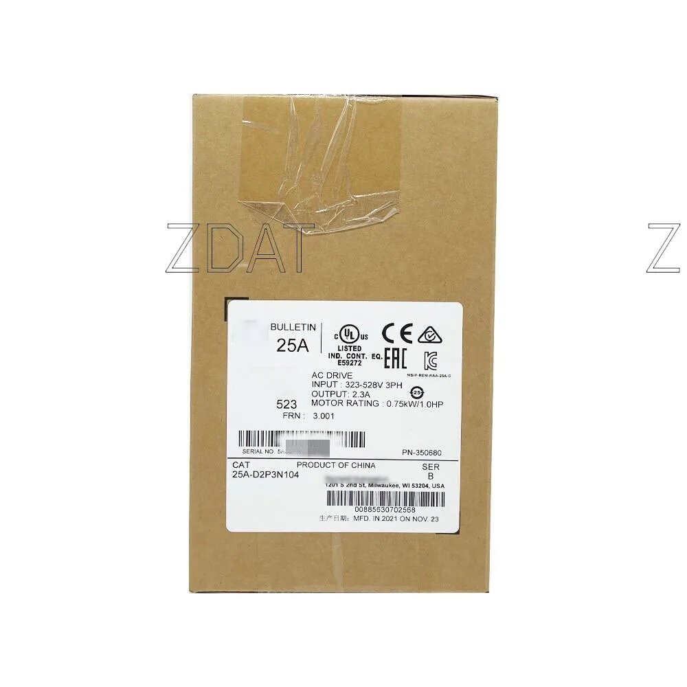 

25A-D2P3N104 Powerflex523 1HP AC Drive 0.75kW