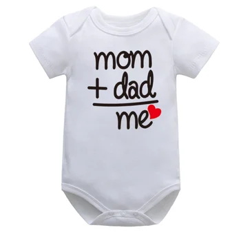 I Love Mom Dad Romper 1