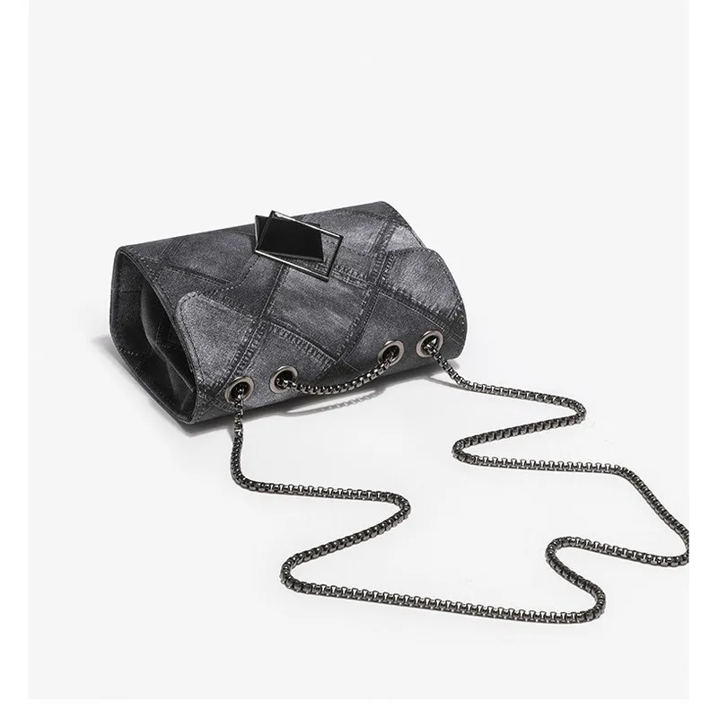 Women's Leather Handbag, Women's Messenger Bag, Women's Shoulder Bag, Chain Small Handbag, Commuting Wallet, Portable Dinner Bag