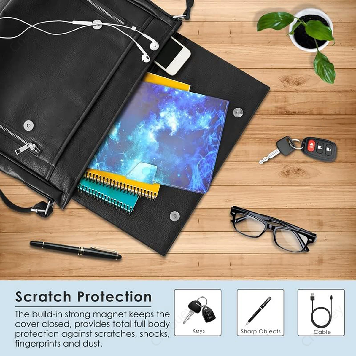 Universal Tablet Case for 9.4-10.1 inch Android IOS Windows,PU Leather Folio Stand Case for IPad Samsung Lenovo Teclast Funda