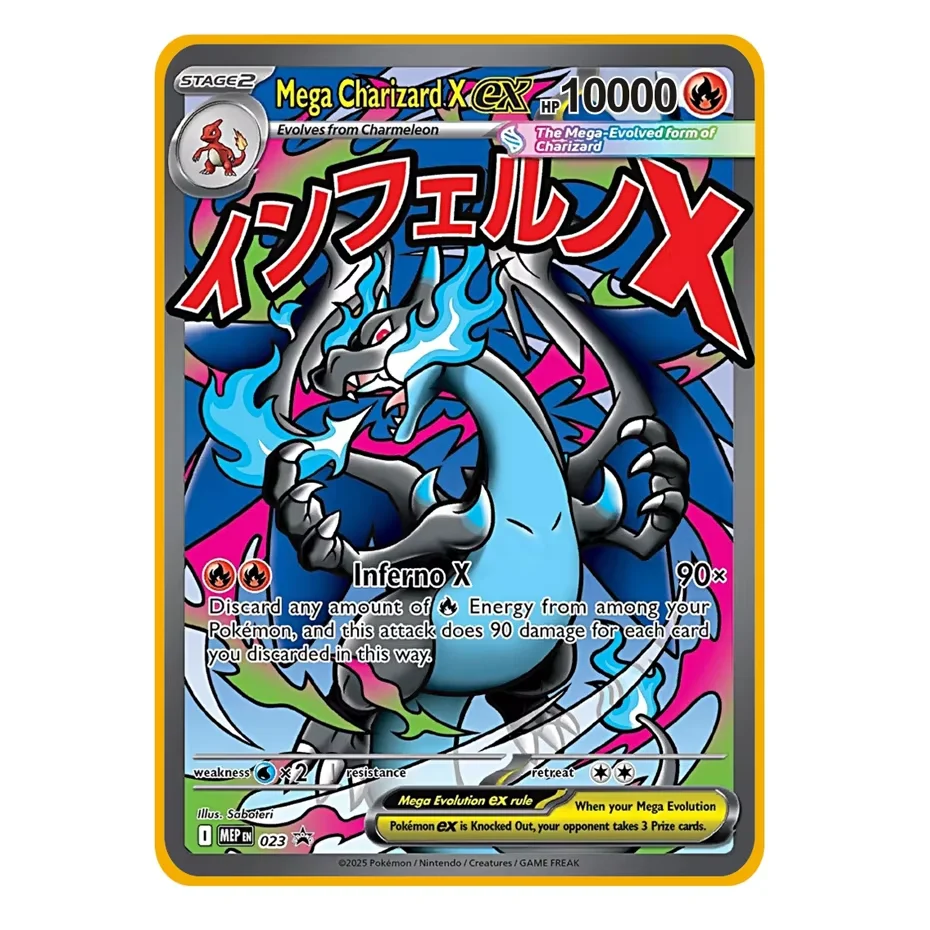 2026  메탈 카드 10000 포인트 아르세우스 샤이리자드 슈퍼 카드 골든 영어 뮤츠 Vmax GX EX 애니메이션 컬렉션 카드 선물