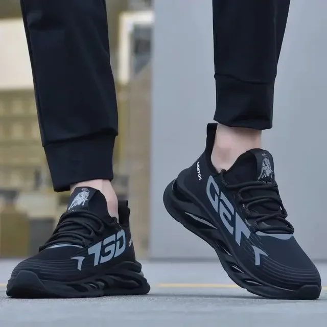 2025 espadrilles décontractées pour hommes sans lacet nouvelle mode chaussures de course respirantes chaussures de sport en plein air marche formation chaussures de Tennis 3