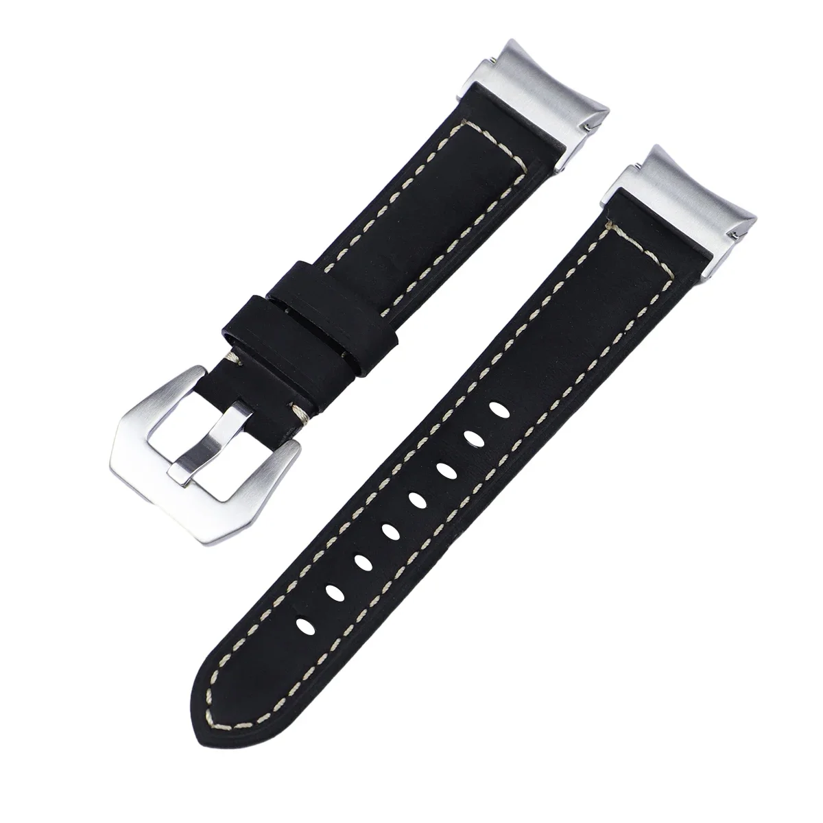 Elegant 20mm Quick Fit Leather Watch Strap