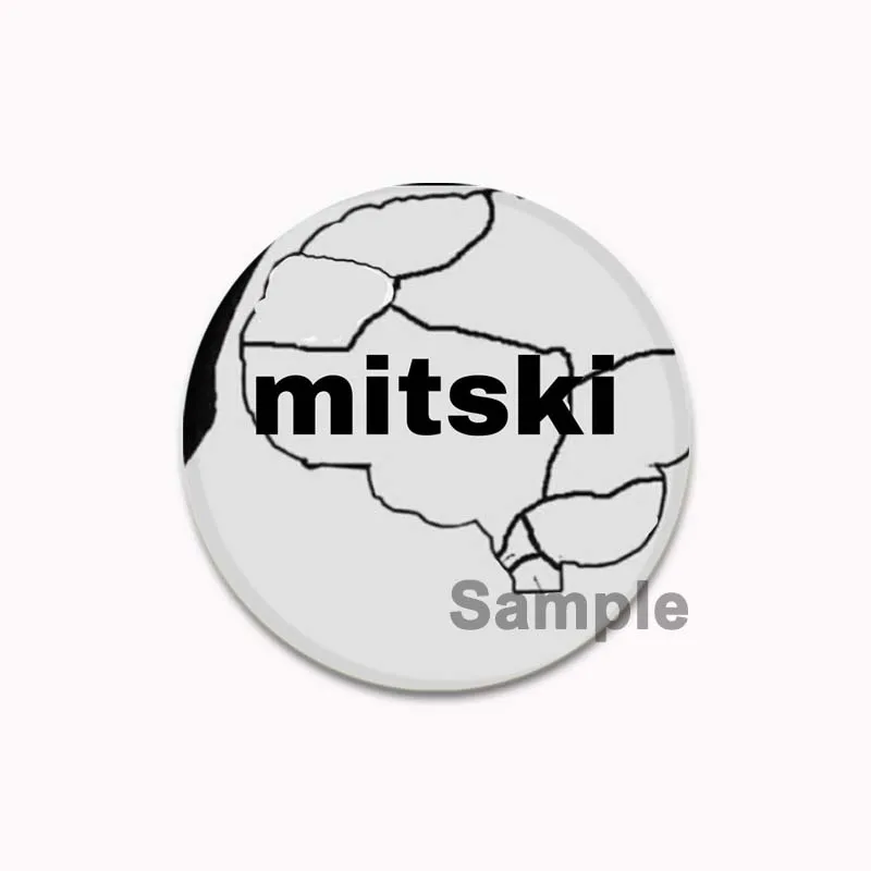 thumbnail image 1 of Broches redondos hechos a mano con broches a presión de Mitski Miyawaki, cantantes pop, para mochilas, ropa, accesorios, colección, insignias, sombreros, decoración, 1 of 5