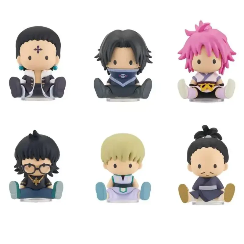 

6pcs/set Anime HUNTER x HUNTER Gon Freecss Killua Miniature PVC Action Figure Desktop Decoration Squint Model Toys Gifts