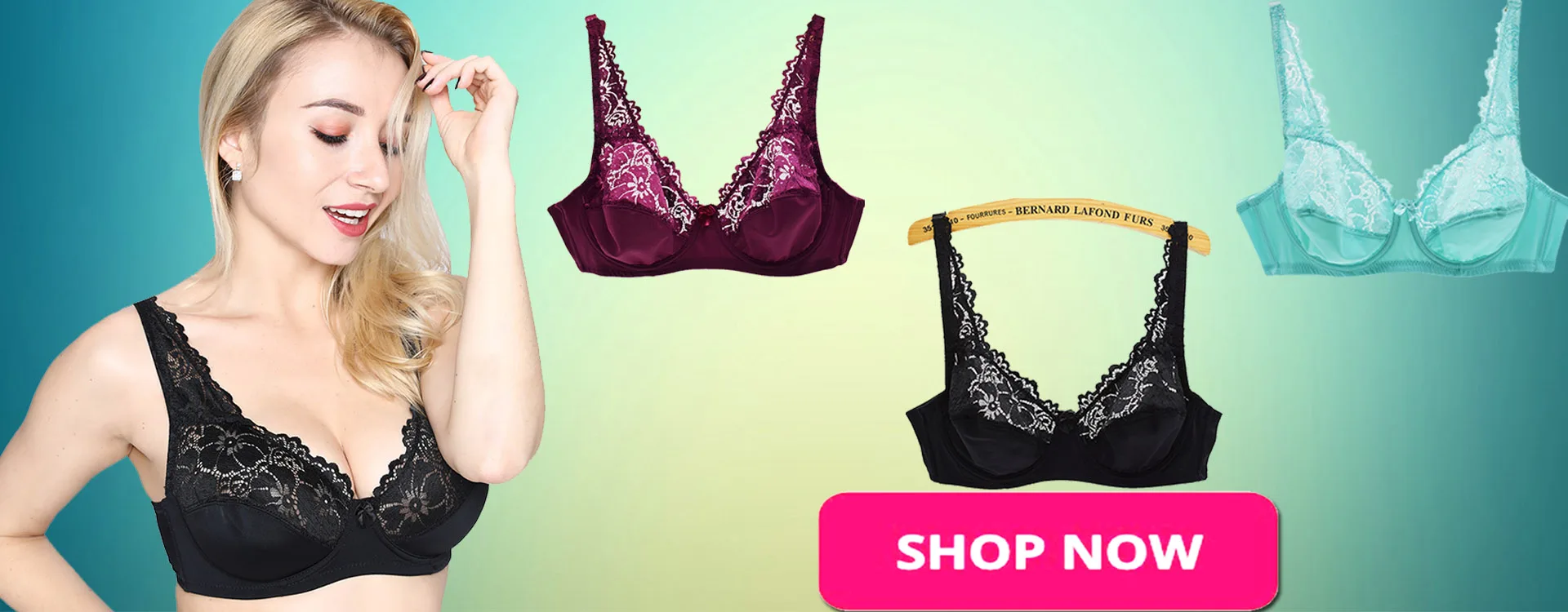 Lace Bra Front View