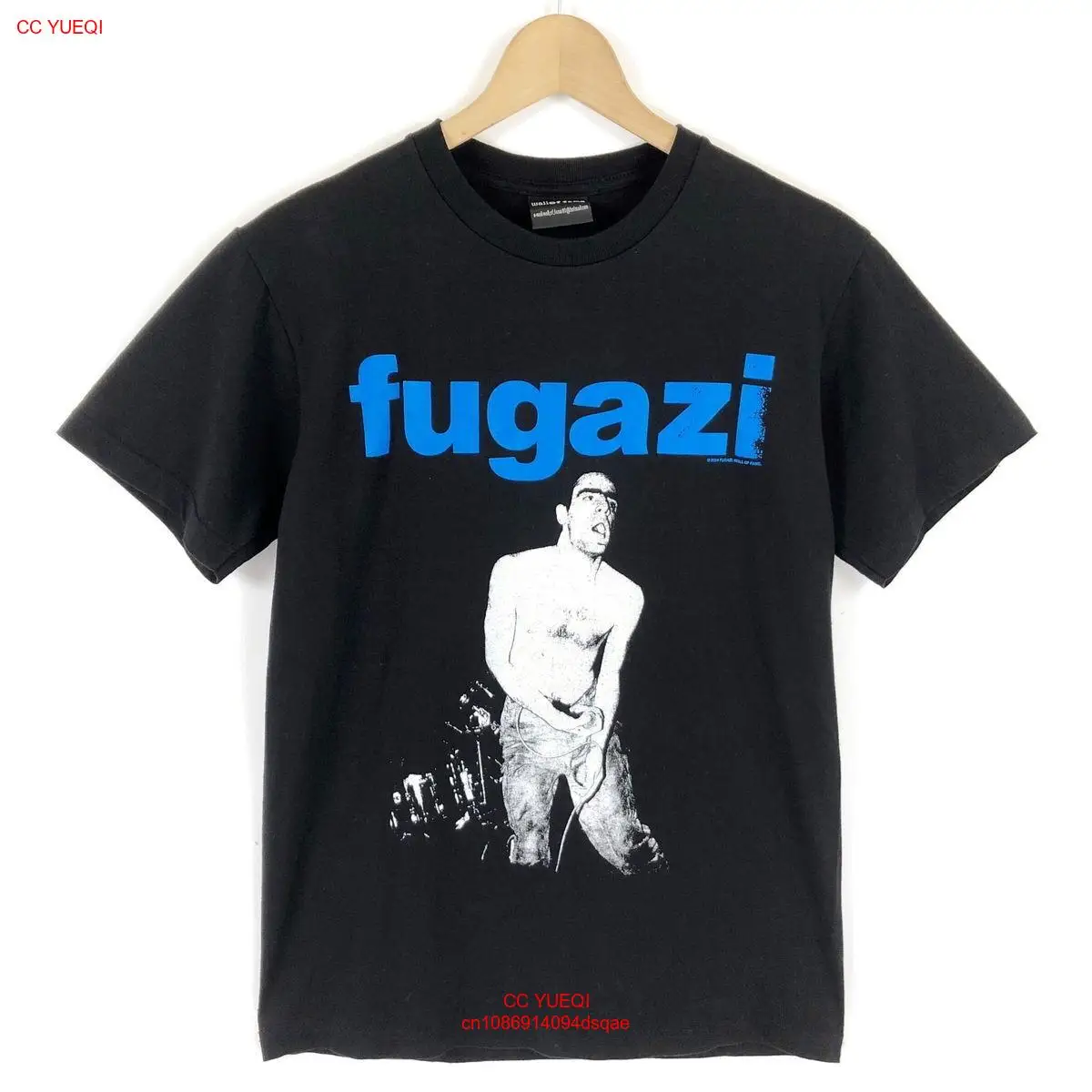 Футболка Fugazi Band, Иан Маккай Вашингтон, черный мужской S N037034