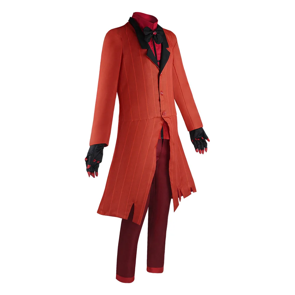 Hazbin Hotel Alastor Red Suit Cosplay Costume