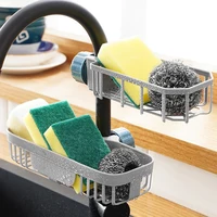 Adjustable Sink Drain Rack Sponge Storage Faucet Holder Soap Drainer Shelf Basket Organizer Kitchen Bathroom Accessories 2