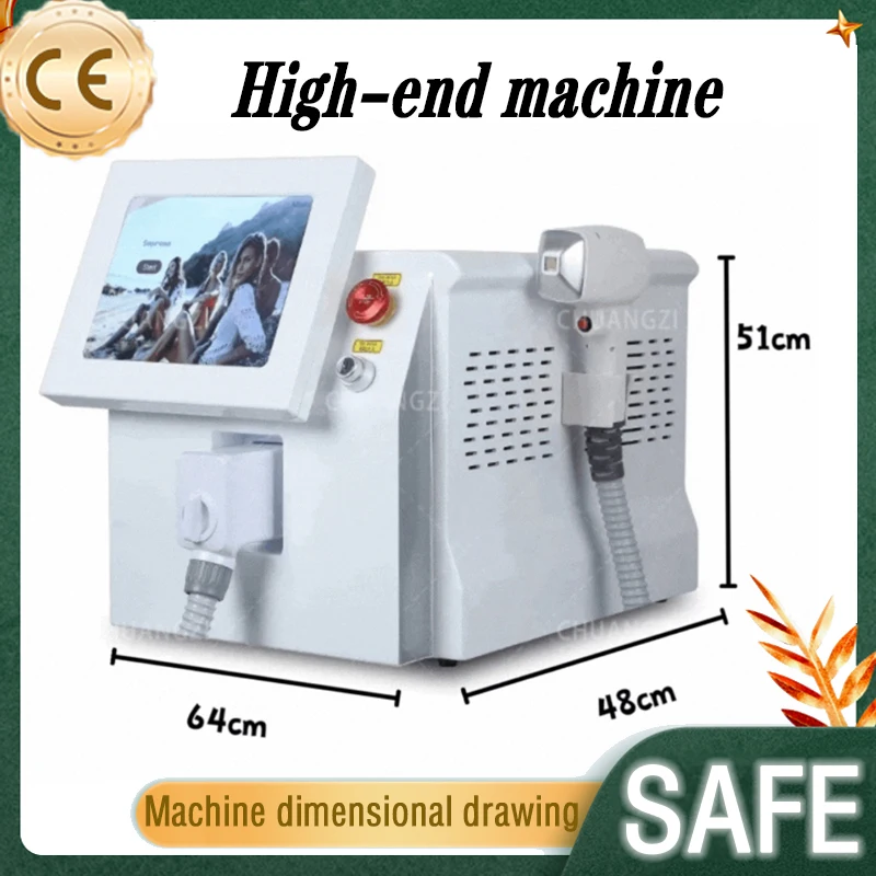 808nm Diode Laser Hair Removal Machine Depiladora Laser 3000W Smart 3 wavelength Permanent Painless Whitening Skin BEST 2