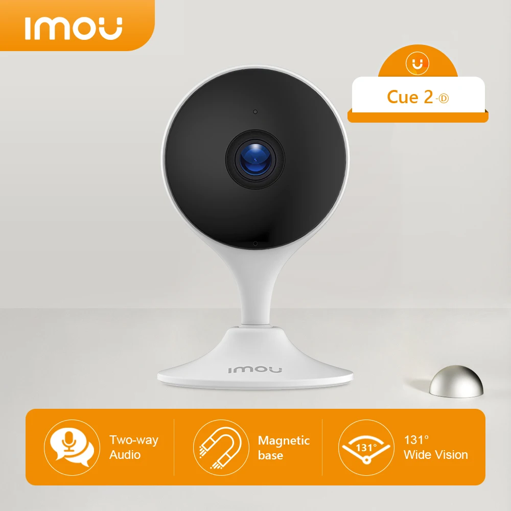 IMOU Cue 2 - Caméra IP Wi-Fi 1080p avec sirène - Caméra de surveillance -  IMOU