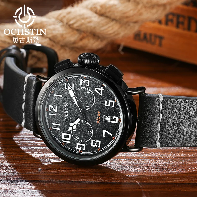 Ochstin 2024 New Sport Street Style Original Multi functional Quartz Movement Waterproof Watch Men's Quartz Watch