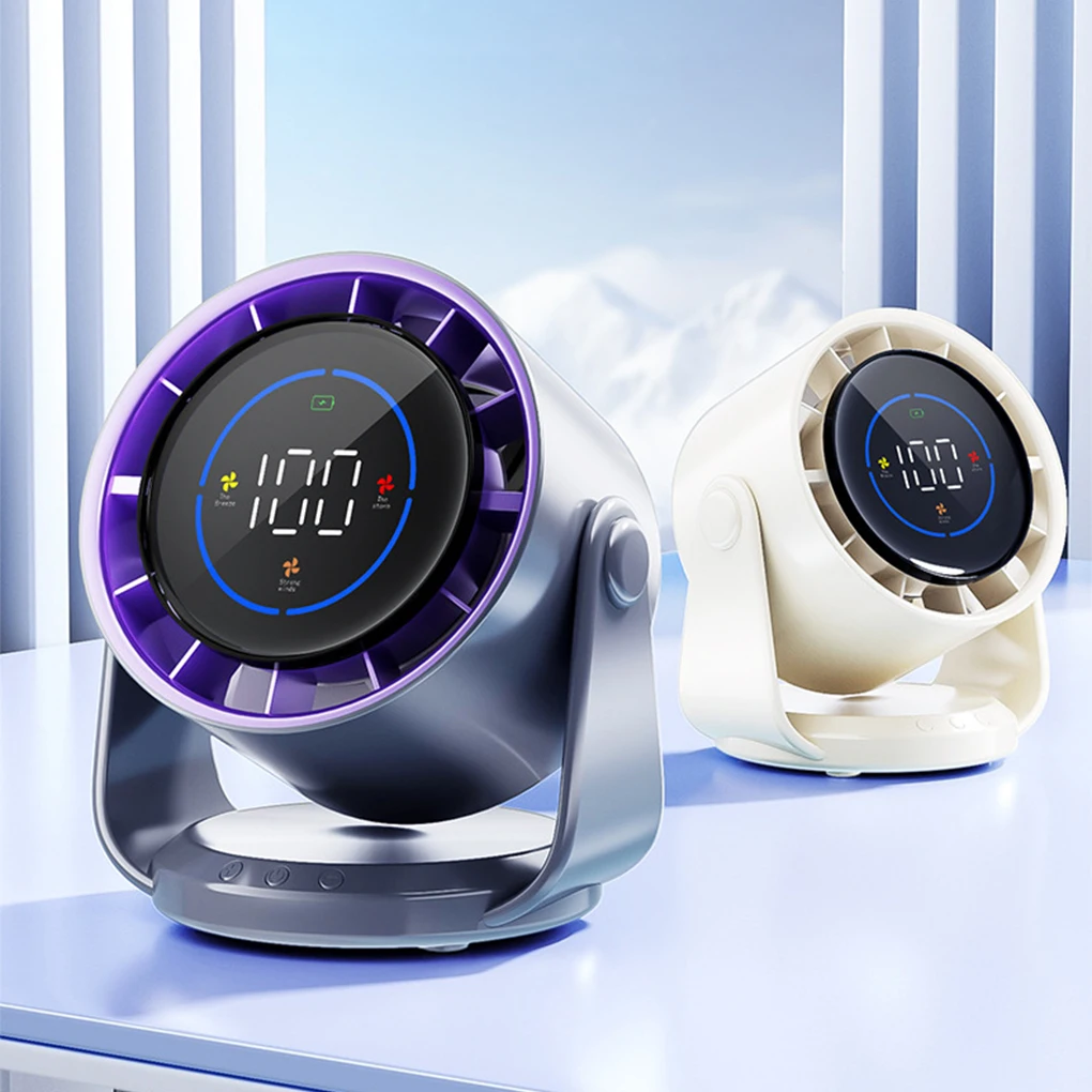Desktop Fan USB Multifunction Electric Wall Floor Ceiling Rechargeable ...