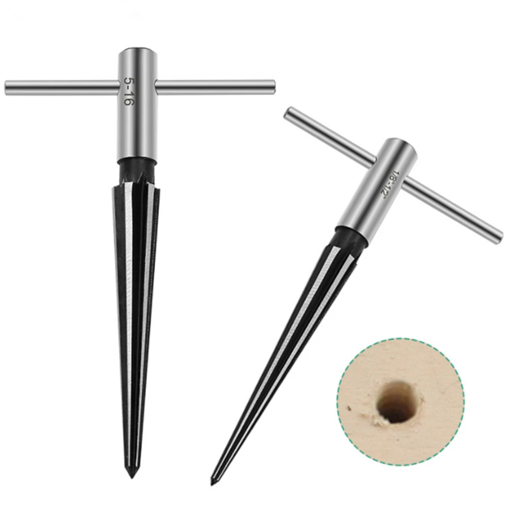 3-13mm&5-16mm Taper Reamer Hand Metal Reamer Deburring Enlarge Pin Hole Handheld For Wood Metal Plastic Drilling Tools