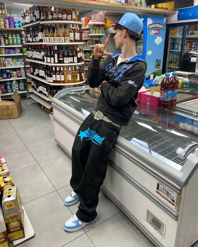 Y2K ĳ־  Trousers2023 μ   ƮƮ Ʈ   ٸ û      Ʈ