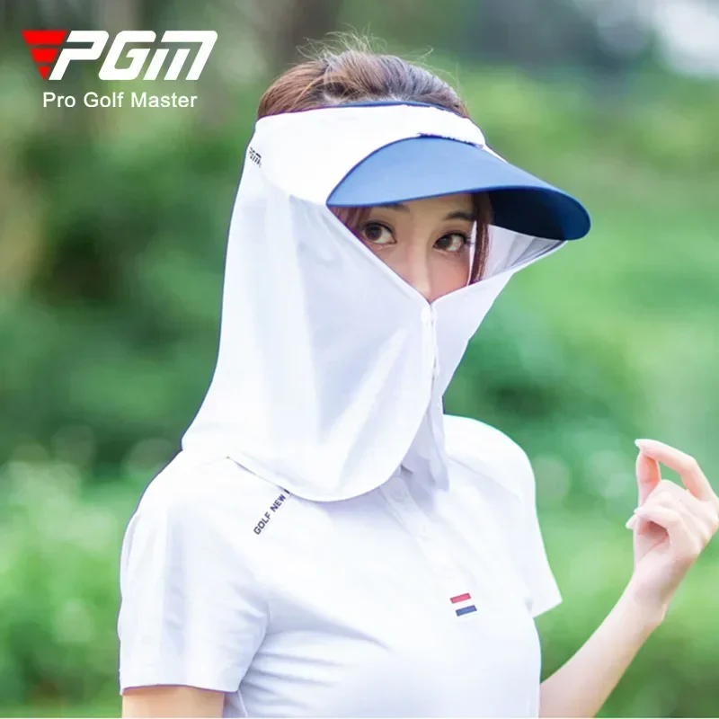 PGM Men Women Summer Sun Protection Golf Caps No Hat Viscose Fiber Scarf Sun Protection Headscarf Viscose Fiber Mask Without Hat