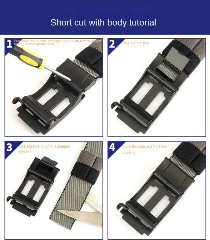 Ремень тактический Мужской, двусторонний эластичный пояс с ...