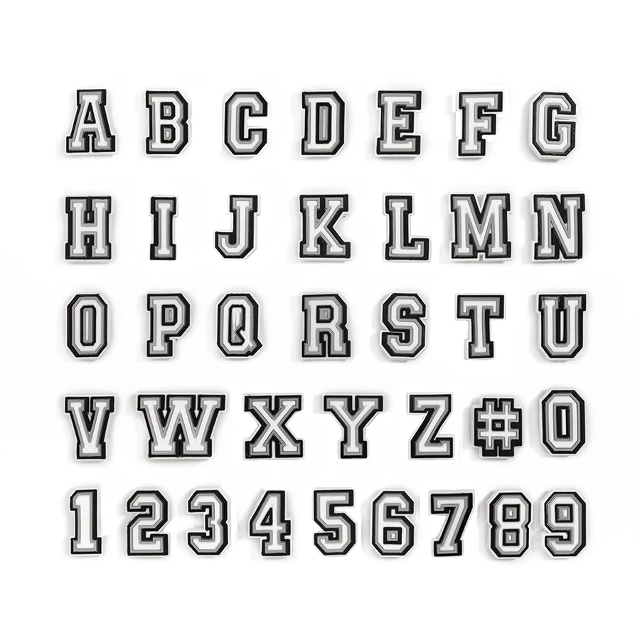 Wholesale 100 PCS Soft PVC Rubber Shoe Charms for Teen Boys Girls Letters and Numbers Sports Money Zodiac Croc Pins