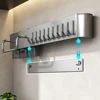 Wall-Mounted Multifunctional Storage Knife Rack Kitchen Storage Rack Detachable With Multiple Bracket And Hook Chopsticks Holder 4