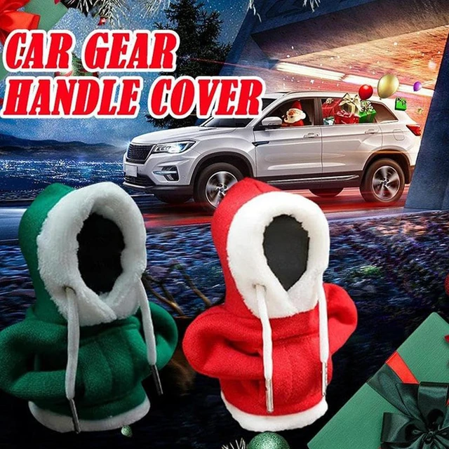 Christmas Car Shifter Hoodie Cover Portable Gearstick Shifter Knob Hoodie  Cover Universal Gear Stick Decoration Car Accessories - AliExpress