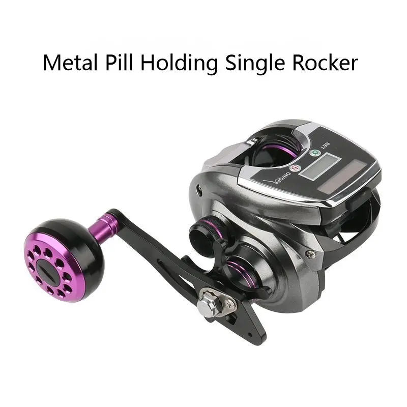 

PROBEROS Full-Metal Baitcasting Reel 10kg Max Drag Digital Display Baitcasting Line counter Reel 8.0:1 speed ratio Casting Reel