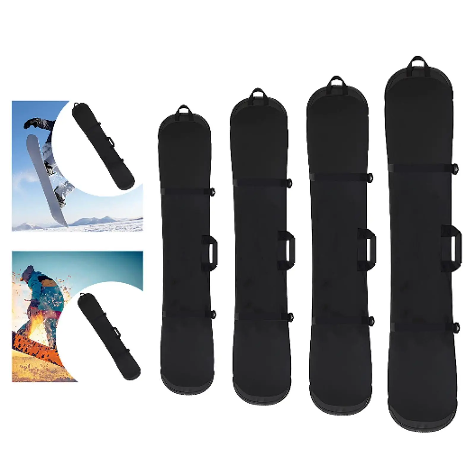 Snowboard Sleeve Storage Bag Pouch Travel Bag for Single Snowboard Cover Case Ski Bag for Skateboarding Winter Sports Skating