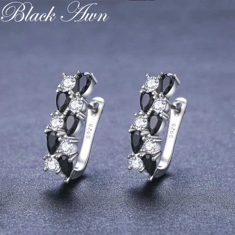 Classic Silver Color Stud Earrings - Image 2
