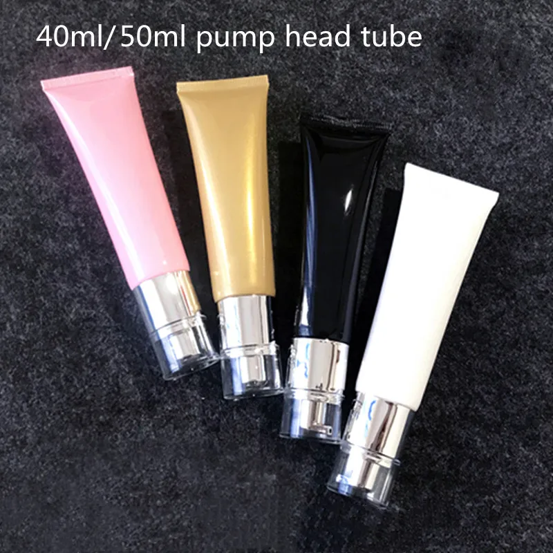 

40ml/50ml Empty Vacuum Pump Bottles Makeup Container Tube Pump tube For Foundation ,Lotions, Eye Cream ,BB Cream，Serum etc