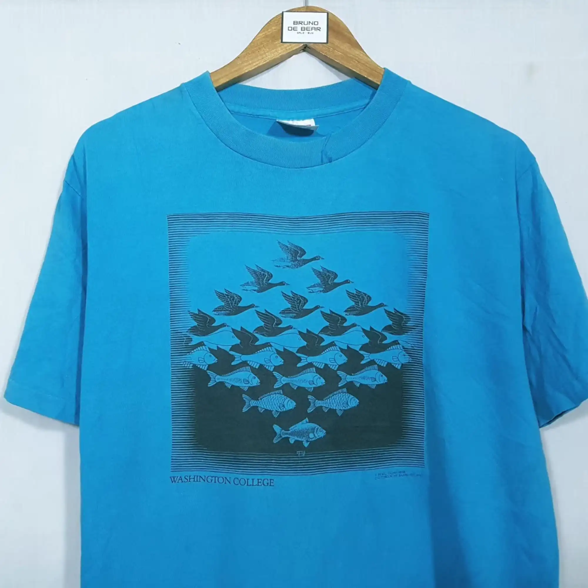 Vintage 1989'S Mc Escher Shirt Art