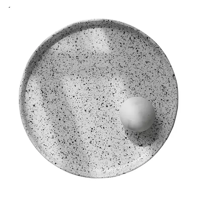 현대적 감성을 더하는 북유럽 잉크 스톤 세라믹 트레이