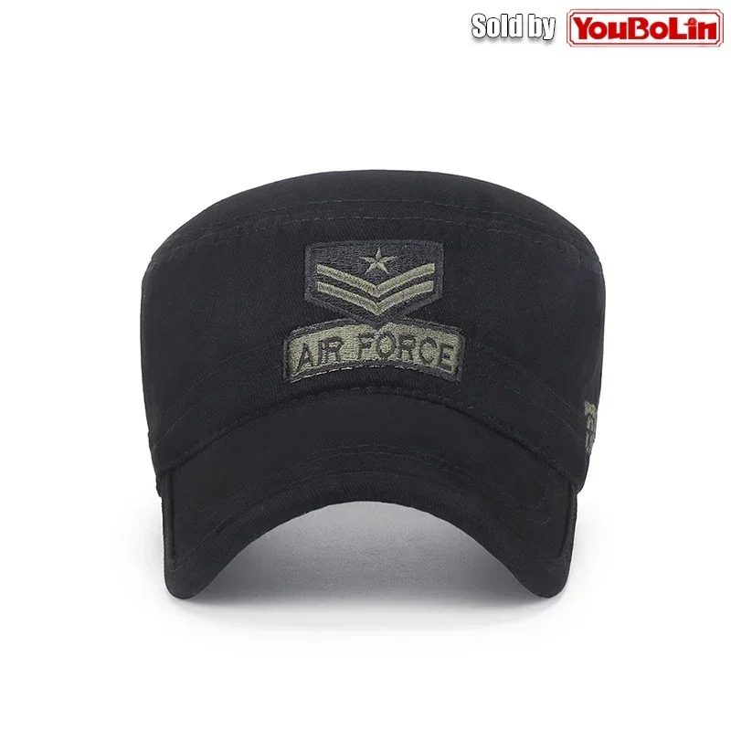 Cappello piatto camouflage in cotone protezione solare trekking_voghion.com