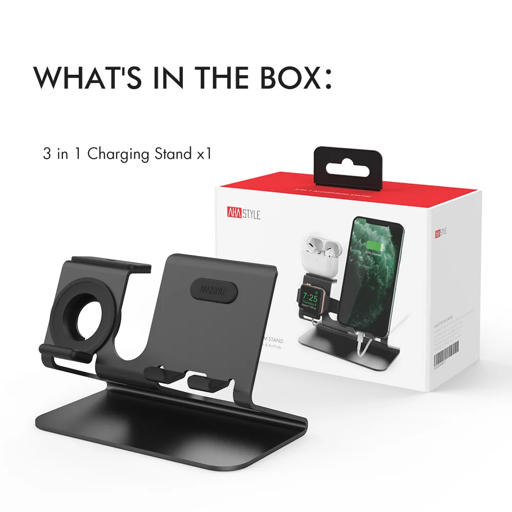 Supporto Di Ricarica Per Più Dispositivi Apple Portable 3 In 1 Per Iphone E Airpods Pro 2 Per Apple Watch 8 Watch Ultra Bracket