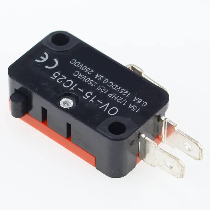 10 Stks/partij Grote Micro Schakelaar V-15-1C25, Zilveren Punt V-15-IC25 Magnetron, Contact Schakelaar, Koper Punt Tact Switch