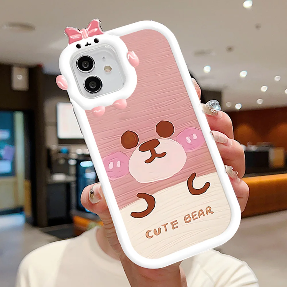 thumbnail image 1 of Funda de teléfono Little Monster para iPhone, carcasa trasera de silicona suave para iPhone 11, 15 Pro Max, 11, 12, 13, 14, Xr, Xs, 6, 7, 8, SE, 2020, 2022, 1 of 5